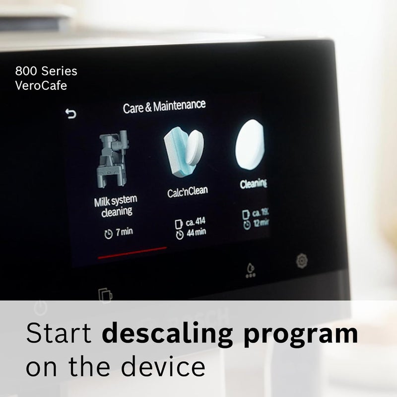 BOSCH Original TCZ8002US Descaling Tablets, 3 Tablets Per Pack, 2-in-1 Eliminates Limescale and Protects Against Corrosion VeroCafe Fully Automatic Espresso Machines - Image 4